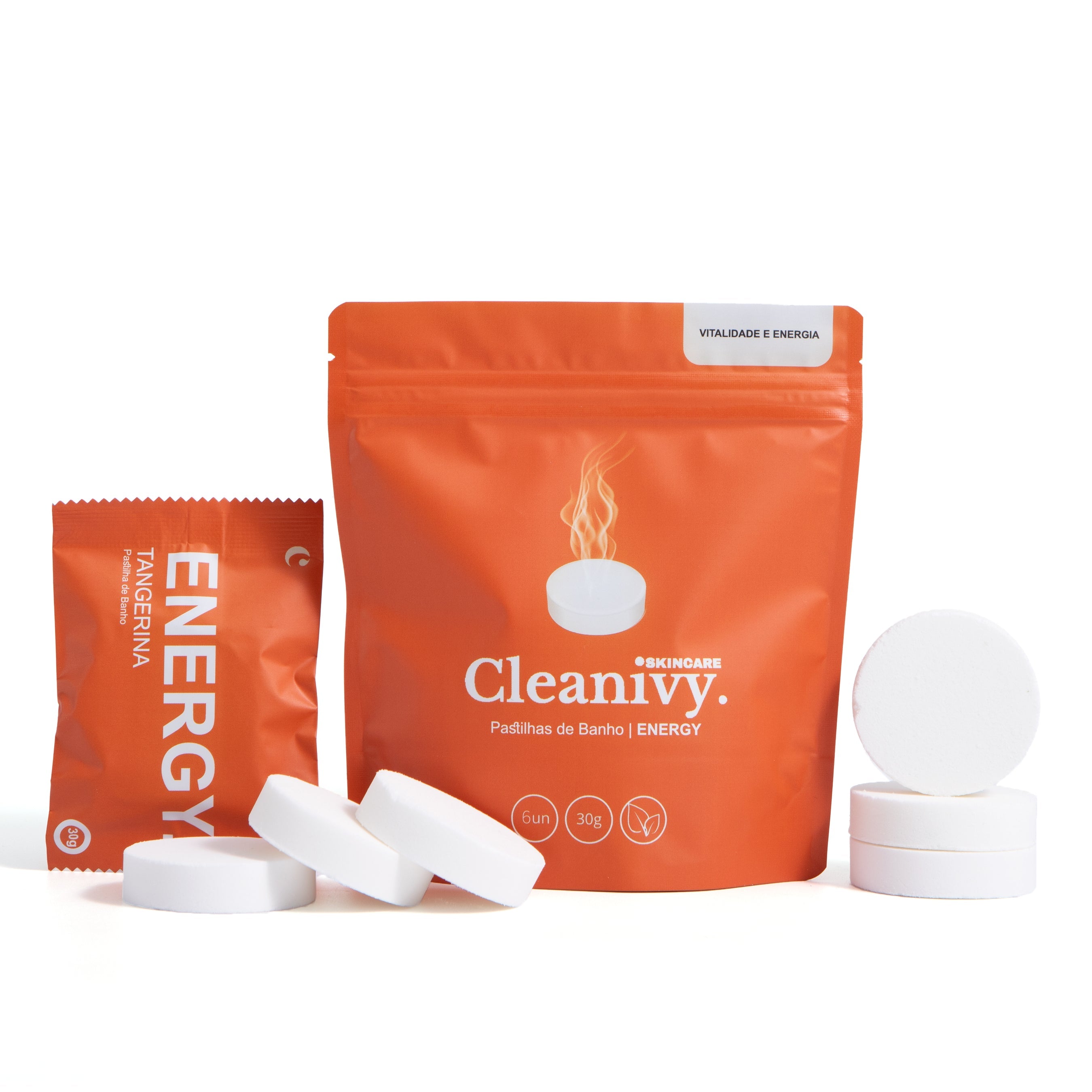 Pastilhas Efervescentes de Banho Cleanivy
