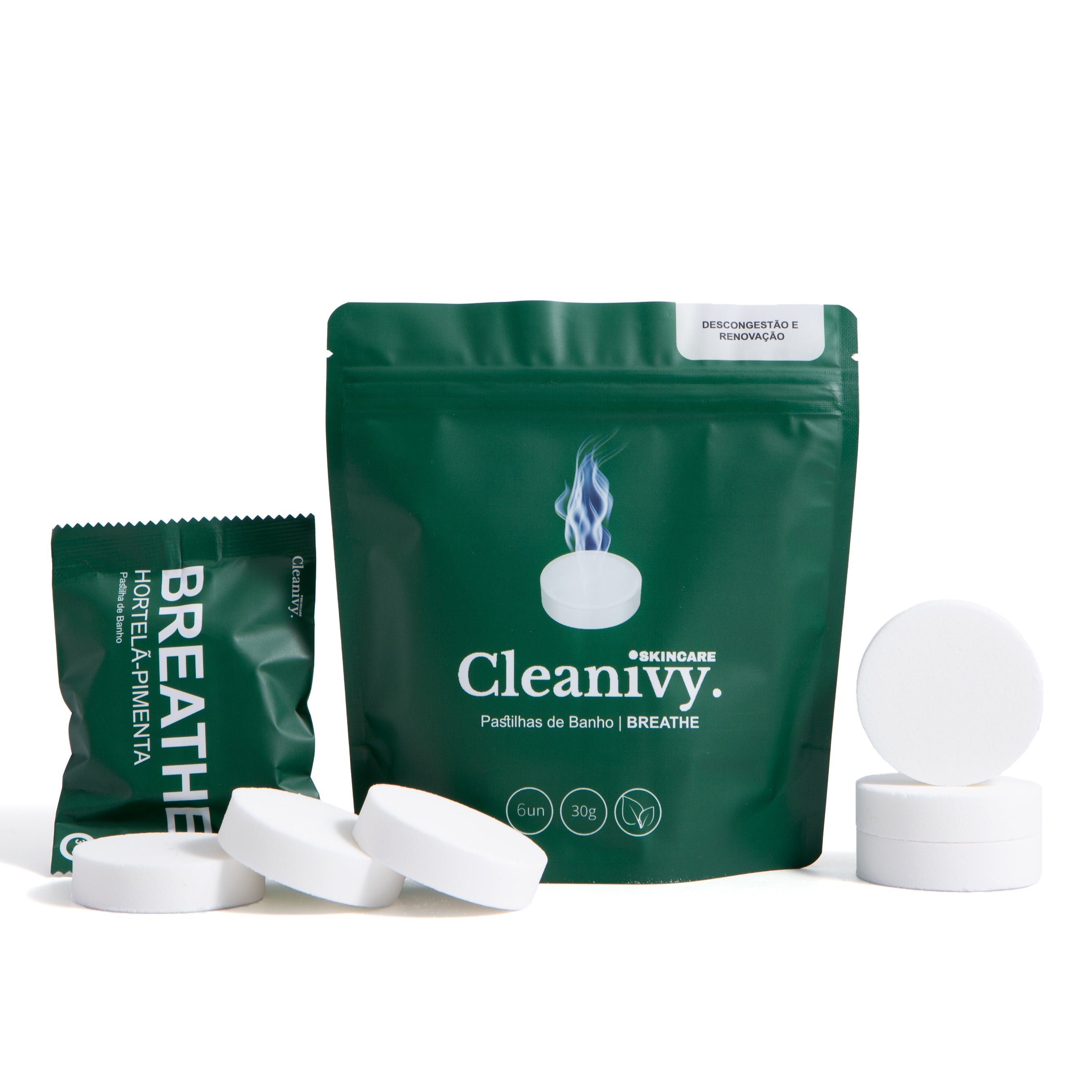 Pastilhas Efervescentes de Banho Cleanivy