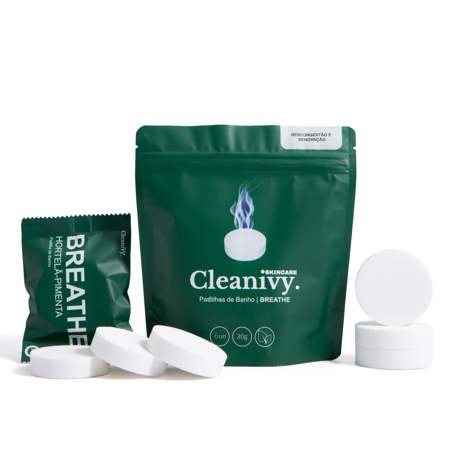 Pastilhas Efervescentes de Banho Cleanivy